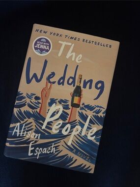 The Wedding People by - Cream and Blue Hardcover Novel